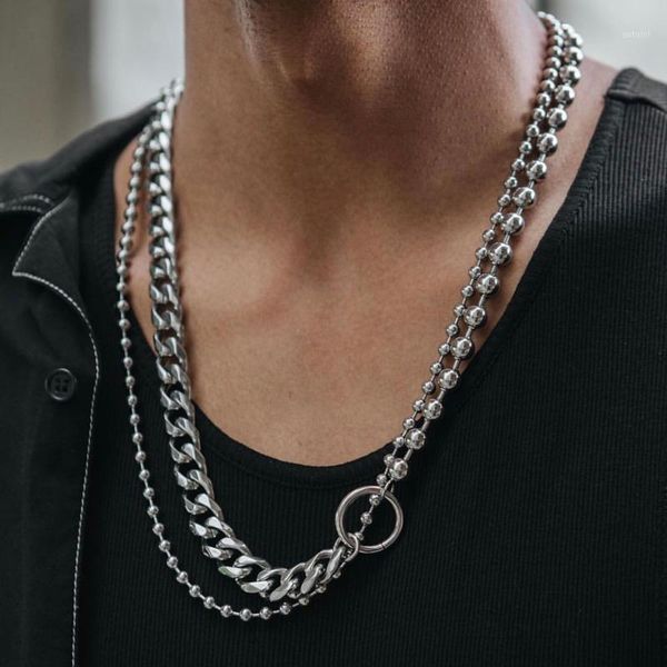 punk layered beads padlock necklace for women girl men hip hop chain chunky lock pendant choker 2020 trendy jewelry gift1, Silver
punk layered beads padlock necklace for women girl men hip hop chain chunky lock pendant choker 2020 trendy jewelry gift1, Silver