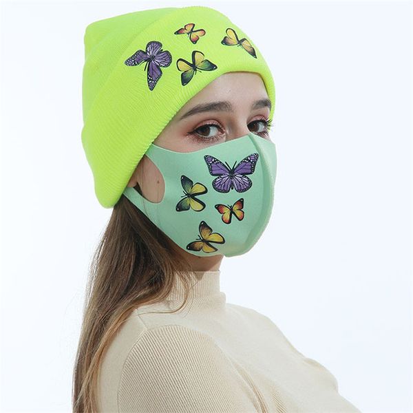 women knitted hat letters butterfly diamond designers candy color winter warm hat ice silk face mask outdoor ski cap masks set e112103, Black;white
women knitted hat letters butterfly diamond designers candy color winter warm hat ice silk face mask outdoor ski cap masks set e112103, Black;white
