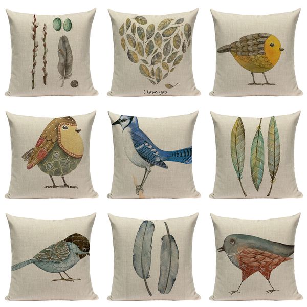 cute bird cushion cover printed linen cotton throw pillow car sofa home decorative textile customed pillow case
cute bird cushion cover printed linen cotton throw pillow car sofa home decorative textile customed pillow case