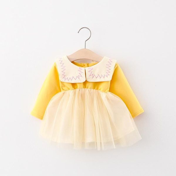 2020 newborn girl autumn long sleeve ball gown dress 2020 new baby girls solid mesh patchwork cute princess dresses 6-24m1, Red;yellow
2020 newborn girl autumn long sleeve ball gown dress 2020 new baby girls solid mesh patchwork cute princess dresses 6-24m1, Red;yellow