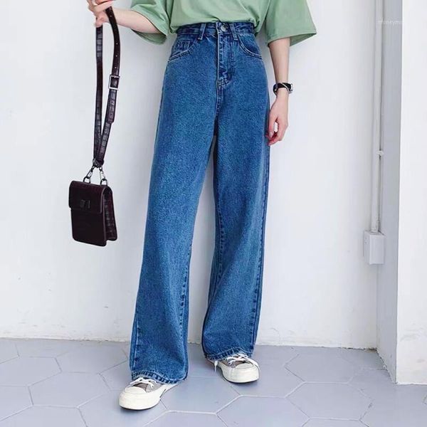 women's jeans casual high waist loose women denim comfortable vintage wide leg female trousers korean baggy woman blue1, Blue
women's jeans casual high waist loose women denim comfortable vintage wide leg female trousers korean baggy woman blue1, Blue
