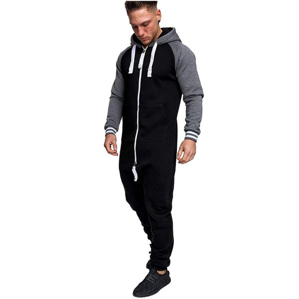 men's tracksuits mens winter warm playsuit one piece jumpsuit home outwear male striped sleeve cargo trouser overalls, Gray
men's tracksuits mens winter warm playsuit one piece jumpsuit home outwear male striped sleeve cargo trouser overalls, Gray