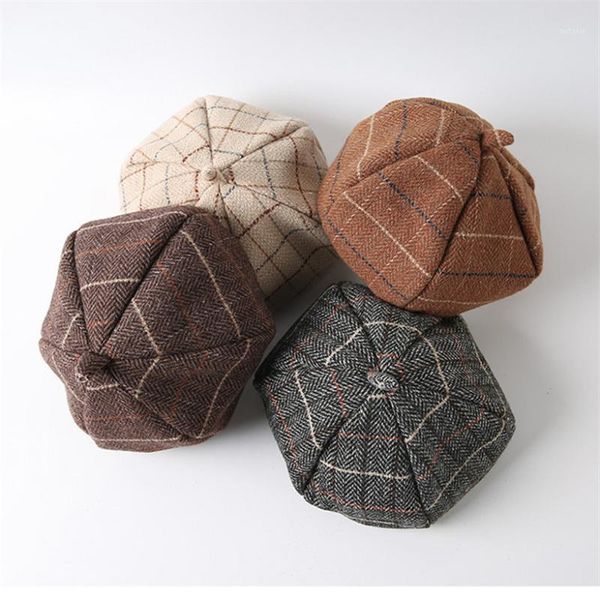 british style plaid brimless beret womens fall winter boinas hombre hat fashionable painter baret cap french octagonal hats1, Blue;gray
british style plaid brimless beret womens fall winter boinas hombre hat fashionable painter baret cap french octagonal hats1, Blue;gray