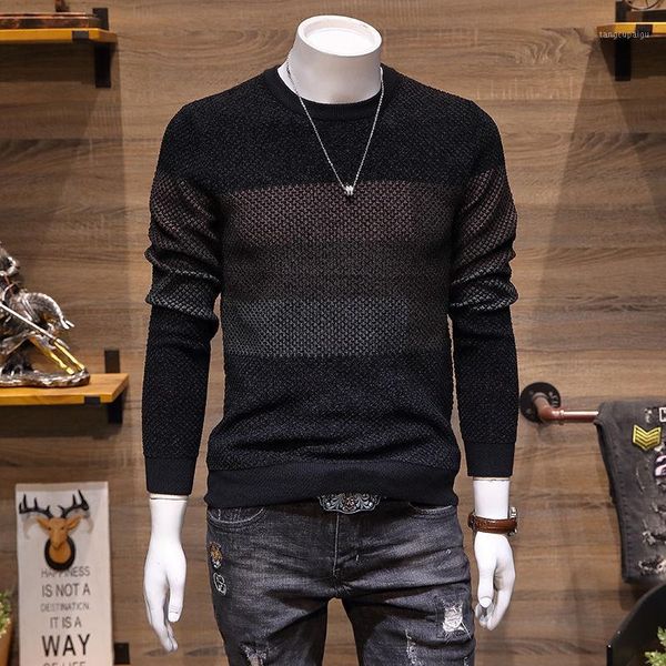 sweater men's spring and autumn 2021 new trend slim youth color matching round neck pullover bottoming shirt1, White;black
sweater men's spring and autumn 2021 new trend slim youth color matching round neck pullover bottoming shirt1, White;black