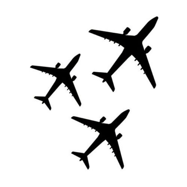 14.4cm*17.1cm three airplanes plane decor vinyl car sticker motorcycle black/silver s3-5742
14.4cm*17.1cm three airplanes plane decor vinyl car sticker motorcycle black/silver s3-5742