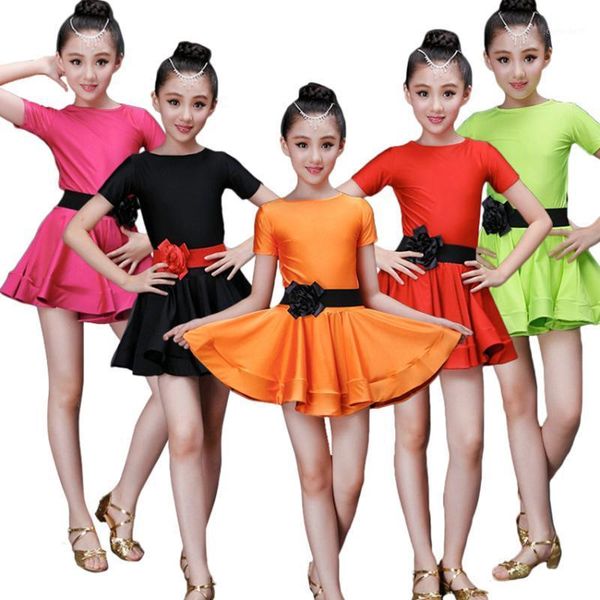 latin dance dress for ballroom dancing solid flower baby girl stage performance clothing costumes female pleated skirt1, Black;red
latin dance dress for ballroom dancing solid flower baby girl stage performance clothing costumes female pleated skirt1, Black;red