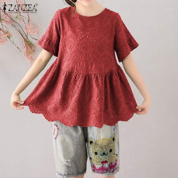 women's embroidery blouse 2020 zanzea bohemian lace fashion hollow summer blusas female high waist peplum tunic plus size1, White
women's embroidery blouse 2020 zanzea bohemian lace fashion hollow summer blusas female high waist peplum tunic plus size1, White