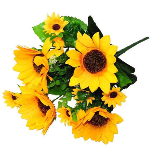 decorative flowers & wreaths fake silk artificial sunflowers bouquet wedding decoration floral for home garden el decor real touch
decorative flowers & wreaths fake silk artificial sunflowers bouquet wedding decoration floral for home garden el decor real touch