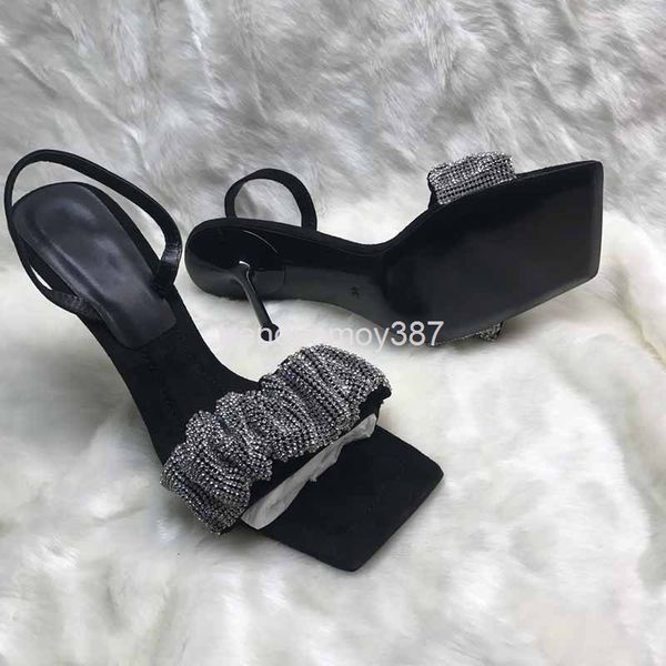 dress shoes spring and summer high heels sandals women's one-sided belt fashion open toe half slippers temperament thin heel, Black
dress shoes spring and summer high heels sandals women's one-sided belt fashion open toe half slippers temperament thin heel, Black