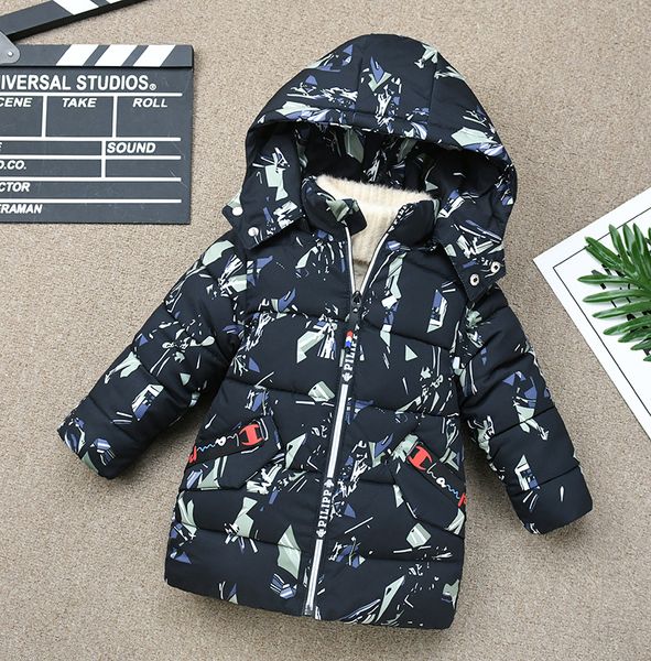 boys' camouflage padded new winter clothes children's down medium length thick coat foreign style baby cotton jacket, Blue;gray
boys' camouflage padded new winter clothes children's down medium length thick coat foreign style baby cotton jacket, Blue;gray