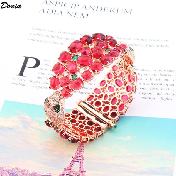 donia jewelry electroplated exaggerated snake with a tiny inlaid colorful diamond luxury copper bracelet designer bracelet, Black
donia jewelry electroplated exaggerated snake with a tiny inlaid colorful diamond luxury copper bracelet designer bracelet, Black