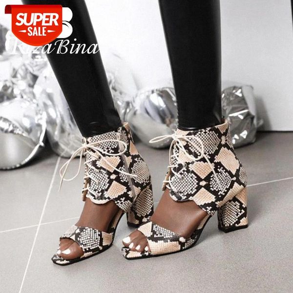 rizabina women sandals shoes summer zipper cross-tied thick high heel open toe snakeskin large size 32-48 ladies footwear #is2u, Black
rizabina women sandals shoes summer zipper cross-tied thick high heel open toe snakeskin large size 32-48 ladies footwear #is2u, Black