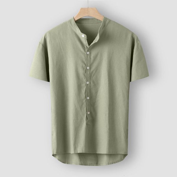 casual short sleeve shirt men men's shirt camisa baggy cotton linen solid button male blouse streetwear camisa masculina, White;black
casual short sleeve shirt men men's shirt camisa baggy cotton linen solid button male blouse streetwear camisa masculina, White;black