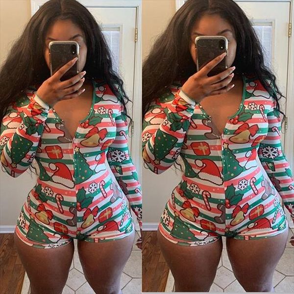 2020 christmas hallow bodysuit women fashion printed long sleeve single breasted jumpsuits women homewear sleepwear drop shipping, Black;white
2020 christmas hallow bodysuit women fashion printed long sleeve single breasted jumpsuits women homewear sleepwear drop shipping, Black;white