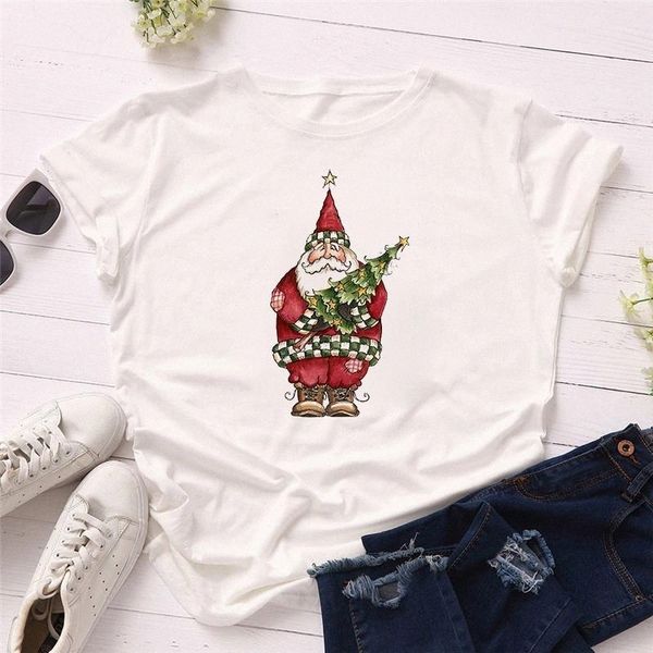 ZOGANKIN All Seasons Short Sleeve Harajuku Christmas Tshirts Graphic Tees For Women Cartoon Santa Print T-shirt Ladies Tops #vy9l, White
ZOGANKIN All Seasons Short Sleeve Harajuku Christmas Tshirts Graphic Tees For Women Cartoon Santa Print T-shirt Ladies Tops #vy9l, White