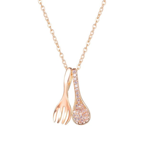 fashion ins stylish designer stainless steel funny unique diamond spoon fork pendant necklace for women girls rose gold, Silver
fashion ins stylish designer stainless steel funny unique diamond spoon fork pendant necklace for women girls rose gold, Silver