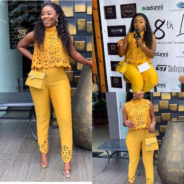 high street yellow hollow out 2 piece set women sleeveless short and long pants fashion female outfit1, White
high street yellow hollow out 2 piece set women sleeveless short and long pants fashion female outfit1, White
