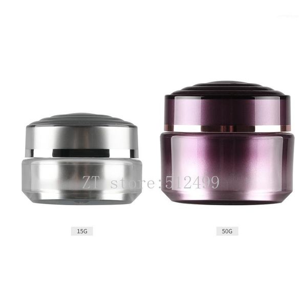 storage bottles & jars 15g50g 20pcs/lot acrylic spiral cosmetic dome cream container,portable empty gradient purple/silver jar,facial pot pa
storage bottles & jars 15g50g 20pcs/lot acrylic spiral cosmetic dome cream container,portable empty gradient purple/silver jar,facial pot pa
