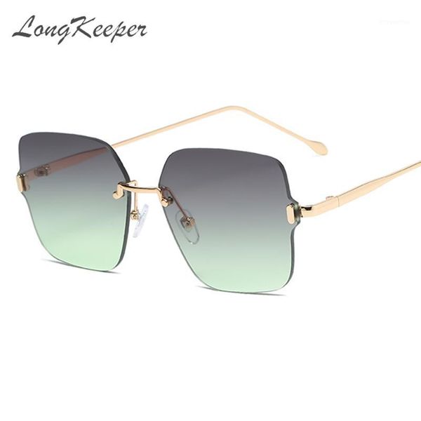 longkeeper fashion rimless square sunglasses women trendy new sun glasses female gradient lens feminino uv4001, White;black
longkeeper fashion rimless square sunglasses women trendy new sun glasses female gradient lens feminino uv4001, White;black