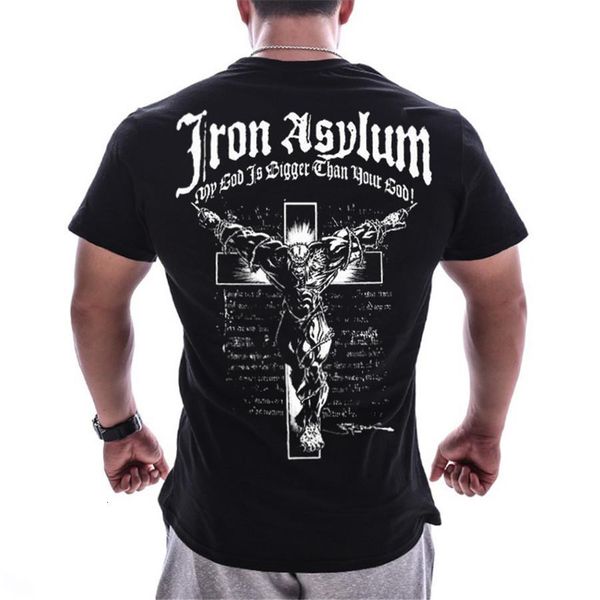 men gyms fitness bodybuilding t-shirt summer casual printed cotton short sleeve black tee shirt male workout brand apparel, White;black
men gyms fitness bodybuilding t-shirt summer casual printed cotton short sleeve black tee shirt male workout brand apparel, White;black