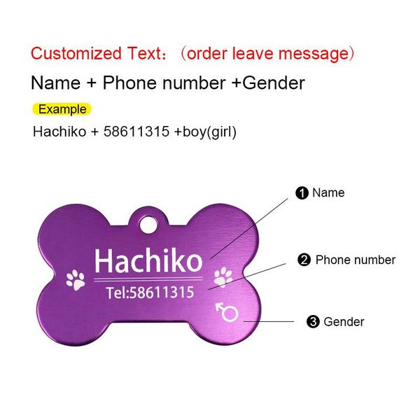 yvyoo 1 шт. новая собака id tag бесплатная гравировка собака воротник pet charm pet name countant bone ожерелье воротник ожерелье у щенка q
yvyoo 1 шт. новая собака id tag бесплатная гравировка собака воротник pet charm pet name countant bone ожерелье воротник ожерелье у щенка q