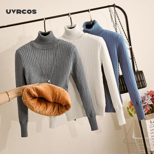 uvrcos -xl turtleneck with velvets autumn winter warm women pullover sweater thick warm jumper knitted rib female sweater1, White;black
uvrcos -xl turtleneck with velvets autumn winter warm women pullover sweater thick warm jumper knitted rib female sweater1, White;black