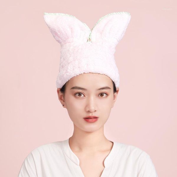 shower caps bath coral fleece hair turban quickly dry hat wrapped towel bathing cap ears cap1
shower caps bath coral fleece hair turban quickly dry hat wrapped towel bathing cap ears cap1