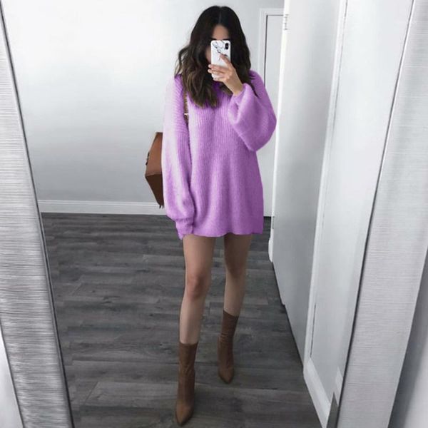 plush long sweaters dress women warm fluffy knitted pullovers spring highstreet lantern sleeve jumper slim fleece knits1, White;black
plush long sweaters dress women warm fluffy knitted pullovers spring highstreet lantern sleeve jumper slim fleece knits1, White;black