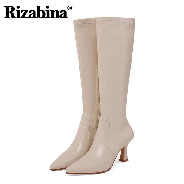 rizabina real leather women knee boots winter warm shoes women fashion party boots zipper footwear size 33-40, Black
rizabina real leather women knee boots winter warm shoes women fashion party boots zipper footwear size 33-40, Black