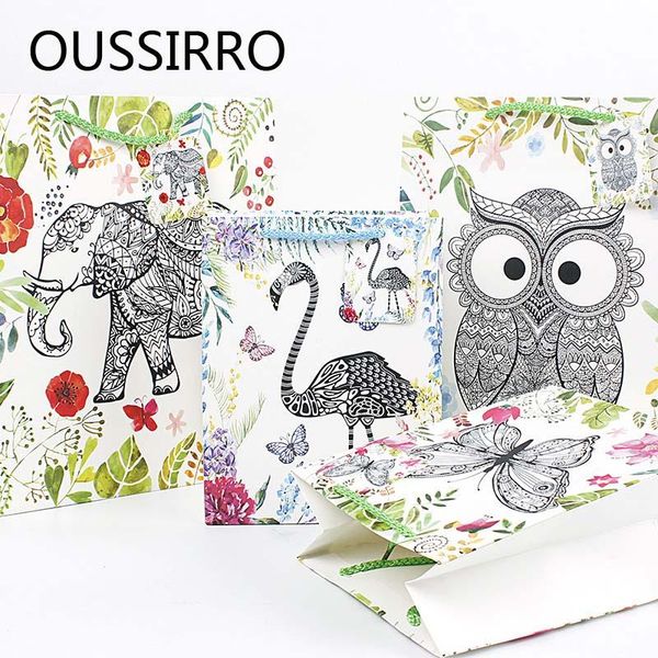 creative color animal forest paper gift bag wedding and birthday party gift decoration packaging bags with wishes handbag
creative color animal forest paper gift bag wedding and birthday party gift decoration packaging bags with wishes handbag