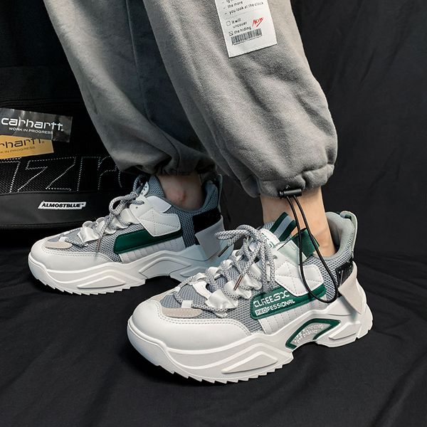 men's 2020 new autumn ins super dad fashion trend youth versatile tennis red sports casual shoes, Black
men's 2020 new autumn ins super dad fashion trend youth versatile tennis red sports casual shoes, Black