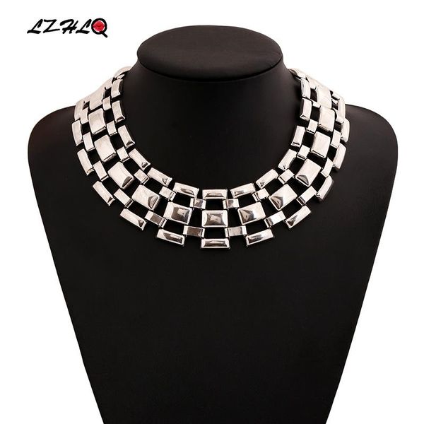chokers lzhlq geometric splice hollow necklaces women fashion maxi clavicle necklace trendy metal plated jewelry accessories, Golden;silver
chokers lzhlq geometric splice hollow necklaces women fashion maxi clavicle necklace trendy metal plated jewelry accessories, Golden;silver