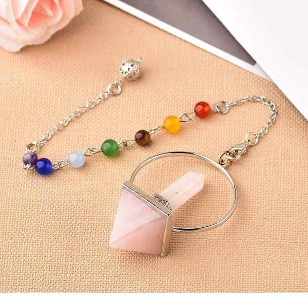 reiki healing 7 chakra pendulum natural crystal wicca hexagonal prism pyramid stone for dowsing mineral jewelry amulet qyldni, Black
reiki healing 7 chakra pendulum natural crystal wicca hexagonal prism pyramid stone for dowsing mineral jewelry amulet qyldni, Black