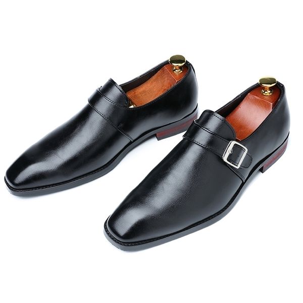men dress shoes designer business office buckle loafers casual oxfords shoes men's flat party leather shoes y200420, Black
men dress shoes designer business office buckle loafers casual oxfords shoes men's flat party leather shoes y200420, Black