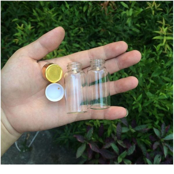 27*58mm 24pcs 20ml glass bottles aluminium screw golden cap empty transparent clear liquid gift container wishing bot bbypdn
27*58mm 24pcs 20ml glass bottles aluminium screw golden cap empty transparent clear liquid gift container wishing bot bbypdn