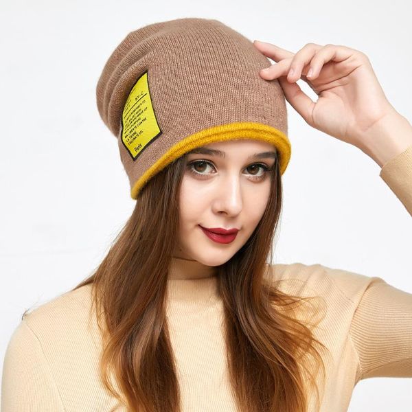 new winter wool double layer warm matching color cap ladies fashion knit cap, Blue;gray
new winter wool double layer warm matching color cap ladies fashion knit cap, Blue;gray