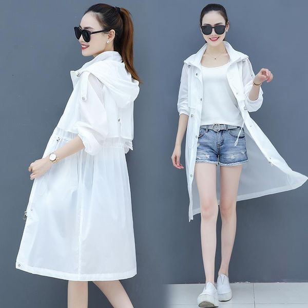 2020 summer thin loose trench coat women long cardigan female uv sun protection hooded sunscreen beach windbreaker casual white, Tan;black
2020 summer thin loose trench coat women long cardigan female uv sun protection hooded sunscreen beach windbreaker casual white, Tan;black