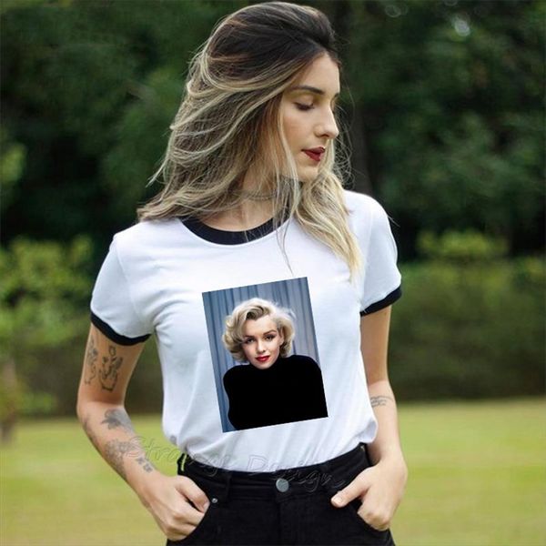 harajuku vintage marilyn monroe womens shirt retro classic print t shirts for women aesthetic tumblr clothes female streetwear, White
harajuku vintage marilyn monroe womens shirt retro classic print t shirts for women aesthetic tumblr clothes female streetwear, White