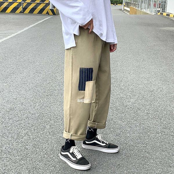 overalls men's autumn straight patch splicing drawstring loose net red same casual pants, Black
overalls men's autumn straight patch splicing drawstring loose net red same casual pants, Black