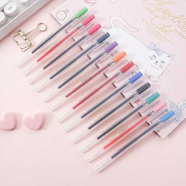 12 Colors/set Kawaii 0.5mm Multi Colour Gel Pens for Coloring Book Drawing Painting Colored Art Doodling Sketching Stationery
12 Colors/set Kawaii 0.5mm Multi Colour Gel Pens for Coloring Book Drawing Painting Colored Art Doodling Sketching Stationery