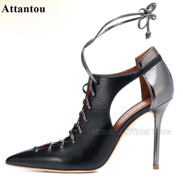boots mixed color hollow out pointed toe women thin high heel ankle black leather pumps lace up cross tied short booties
boots mixed color hollow out pointed toe women thin high heel ankle black leather pumps lace up cross tied short booties