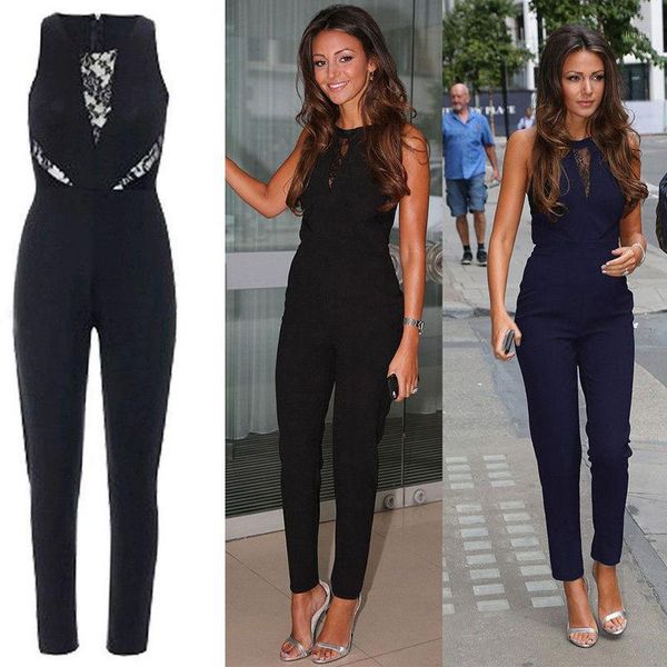 black lace jumpsuit long pants women rompers hollow out ladies 2020 sleeveless solid elegant female jumpsuits overalls1, Black;white
black lace jumpsuit long pants women rompers hollow out ladies 2020 sleeveless solid elegant female jumpsuits overalls1, Black;white