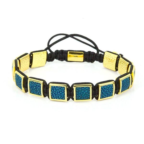 anil arjandas men bracelets for men jewelry 2020 cz leather inlay beads square charms braiding macrame bracelets pulseras hombre, Golden;silver
anil arjandas men bracelets for men jewelry 2020 cz leather inlay beads square charms braiding macrame bracelets pulseras hombre, Golden;silver