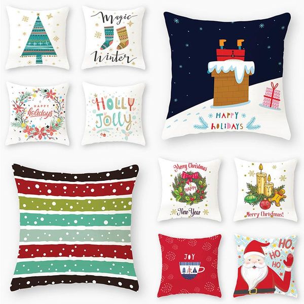 pillow case 1pcs christmas tree deer santa claus alphabet pattern 45*45cm polyester cushion cover decorative sofa home car pillowcover
pillow case 1pcs christmas tree deer santa claus alphabet pattern 45*45cm polyester cushion cover decorative sofa home car pillowcover