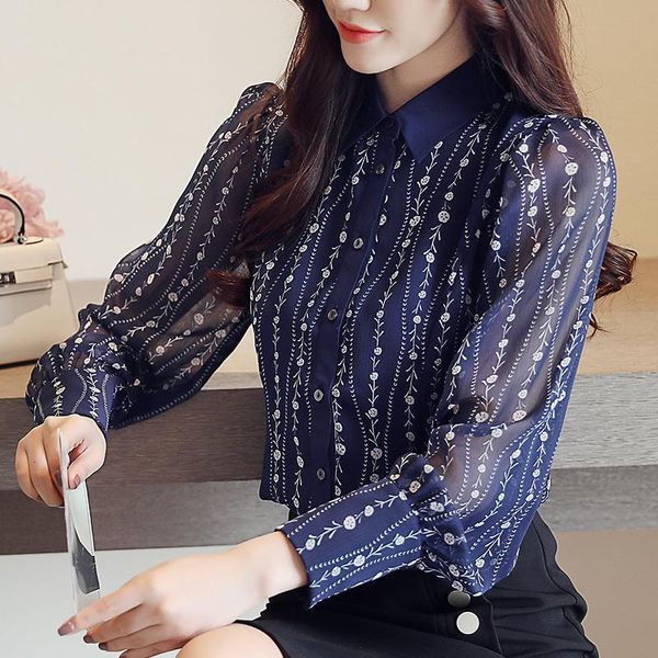 chiffon blouse women long sleeve 2021 korean fashion floral print blouse shirt ladies work wear office shirts blusas, White
chiffon blouse women long sleeve 2021 korean fashion floral print blouse shirt ladies work wear office shirts blusas, White