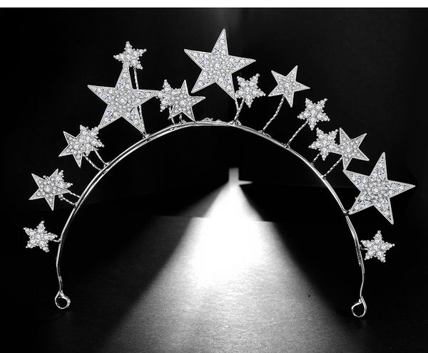 2021 new vintage baroque bridal tiaras accessories prom headwear stunning sheer crystals wedding tiaras and crowns 1905, Slivery;golden
2021 new vintage baroque bridal tiaras accessories prom headwear stunning sheer crystals wedding tiaras and crowns 1905, Slivery;golden
