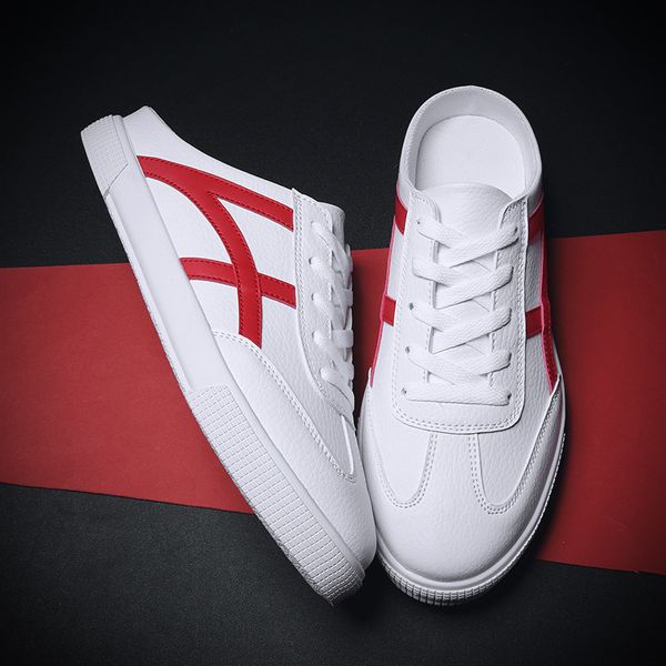 men's half slipper series 2020 summer new men's shoes classic trend casual casual shoes c1212, Black;white
men's half slipper series 2020 summer new men's shoes classic trend casual casual shoes c1212, Black;white