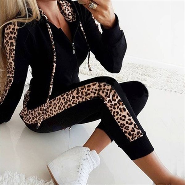 2pcs women tracksuit zipper hoodies sweatshirt pants set jogger sport wear ladies casual sweat autumn streetwear suit y201128, Gray 
2pcs women tracksuit zipper hoodies sweatshirt pants set jogger sport wear ladies casual sweat autumn streetwear suit y201128, Gray