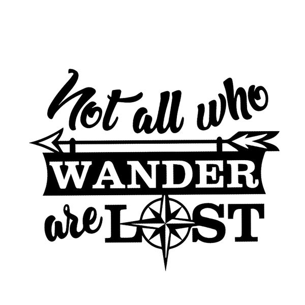 17*13.7cm not all who wander decal car truck bumper sticker funny personality stickers car accessories
17*13.7cm not all who wander decal car truck bumper sticker funny personality stickers car accessories