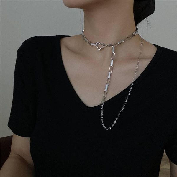 chokers 2021 trendy heart desgin link necklace chain choker for women accessories fashion jewellery, Golden;silver
chokers 2021 trendy heart desgin link necklace chain choker for women accessories fashion jewellery, Golden;silver